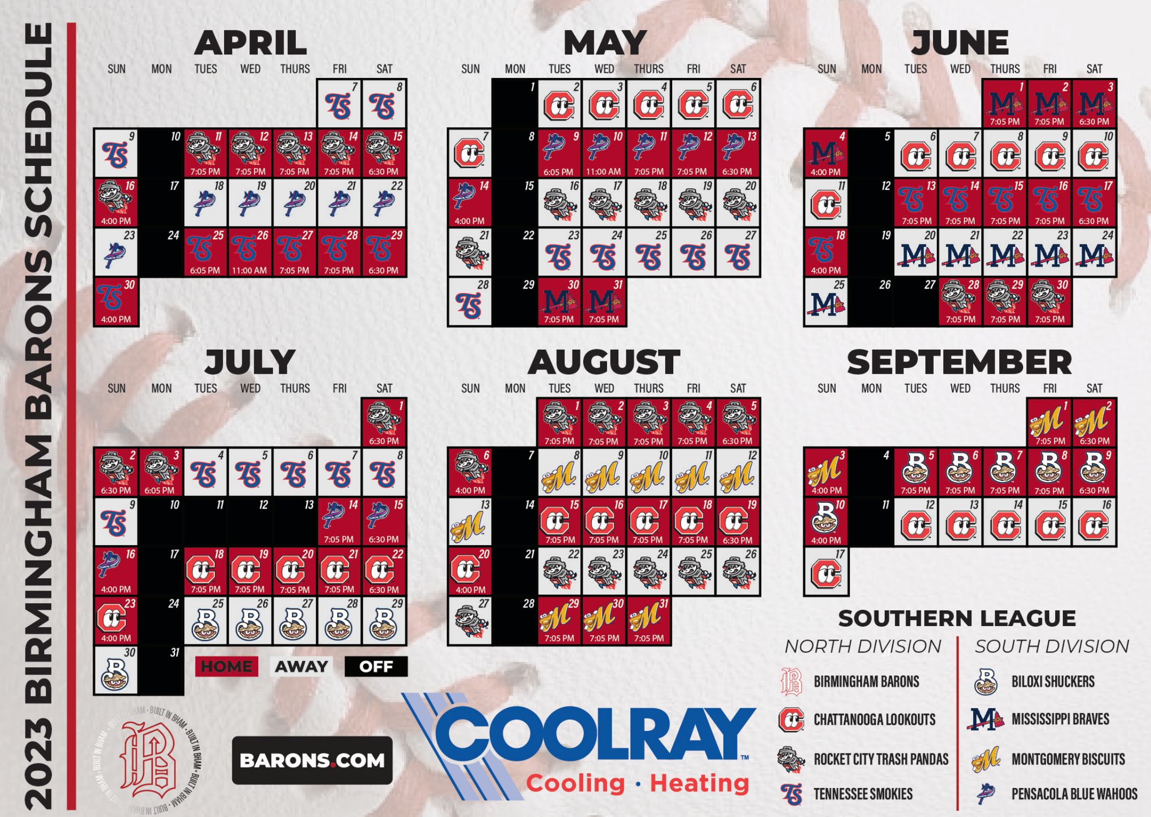 Birmingham Barons Tickets 2023 Games